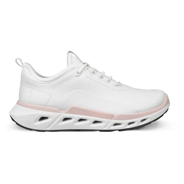 【ecco】Biom 720 W 健步休閒皮革戶外防水運動鞋 女鞋(白色 85041350874)