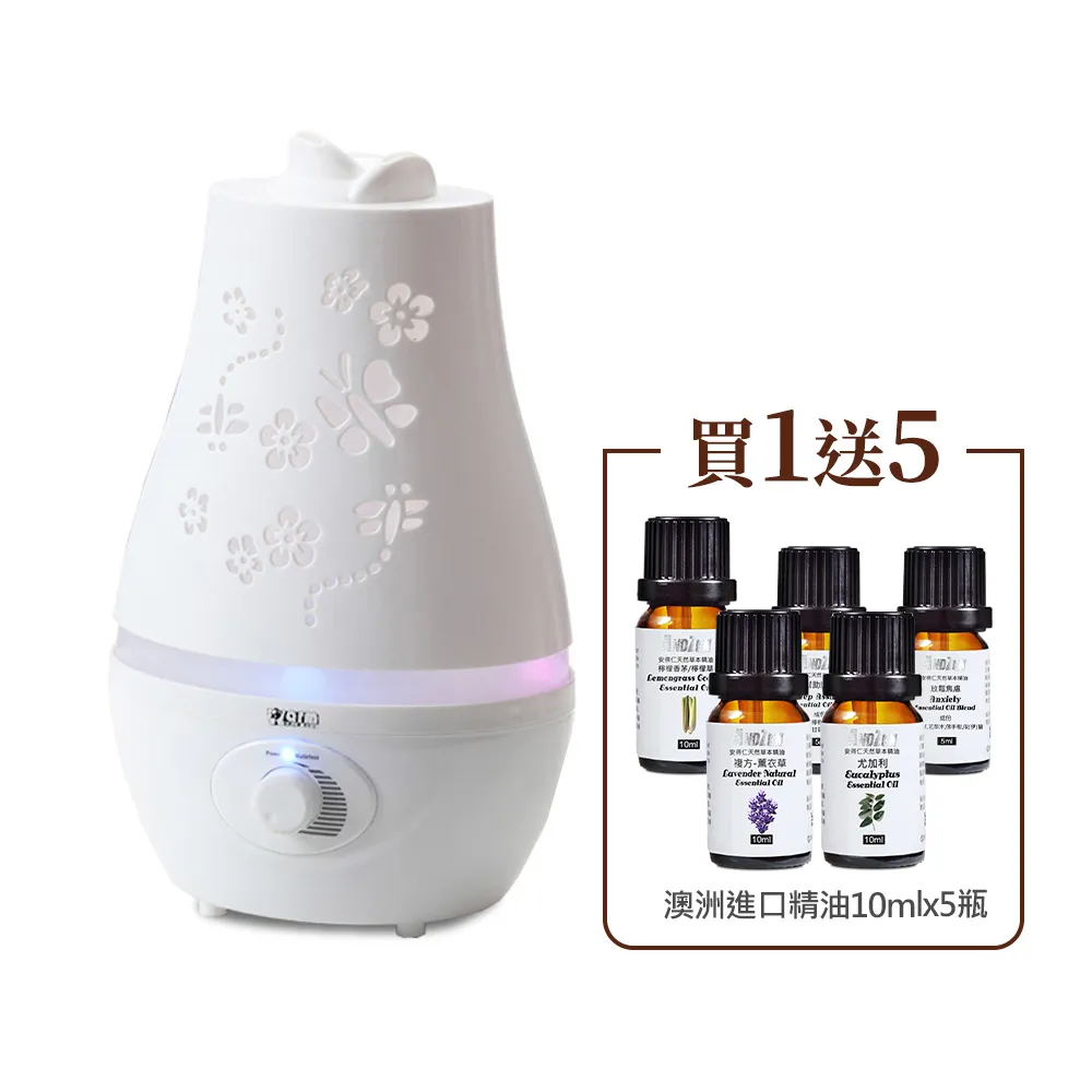 【Warm】大容量雙噴頭超音波水氧機W-220(買就送澳洲精油x5瓶/薰香機/加濕器/香氛機/擴香機/負離子)