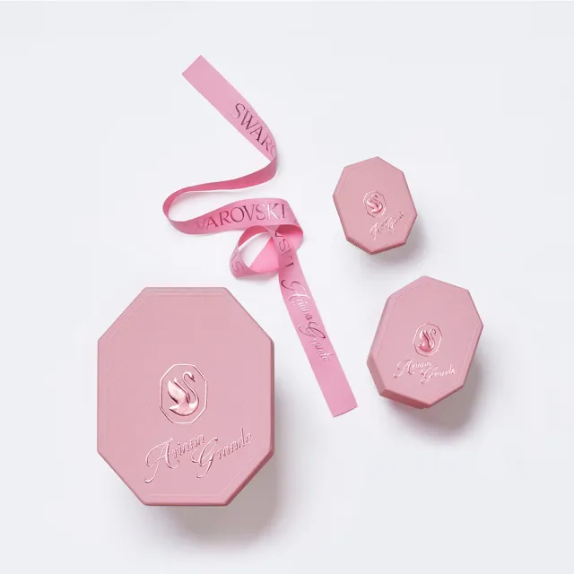 【SWAROVSKI 施華洛世奇】官方直營 Ariana Grande x Swarovski 耳釘 心形 愛心 鍍白金色 | 5720859