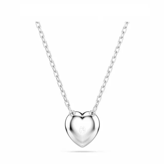 【SWAROVSKI 施華洛世奇】官方直營 Ariana Grande x Swarovski 鏈墜 心形 愛心 鍍白金色 | 5720852
