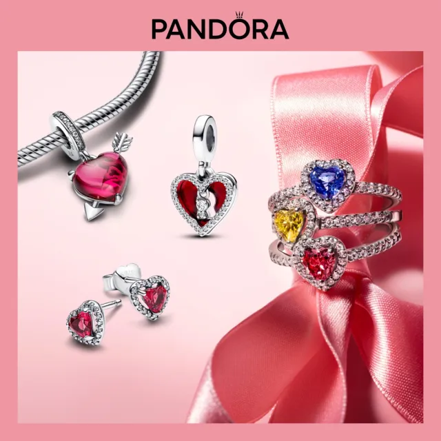 【Pandora 潘多拉】99限定☆璀璨寶石戒指/耳環/琉璃吊飾/愛心手鏈 (多款任選 情人節禮物 生日禮物)