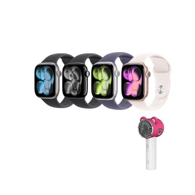 迪士尼製冷扇組【Apple】Apple Watch Series 11 GPS 42mm(鋁金屬錶殼搭配運動型錶帶)
