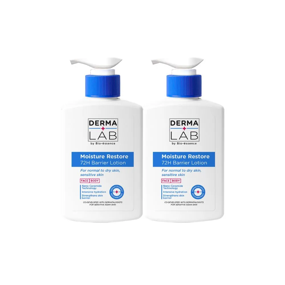 【DermaLab 德美醫研】72H鎖水屏障修護乳500ml(2入組)