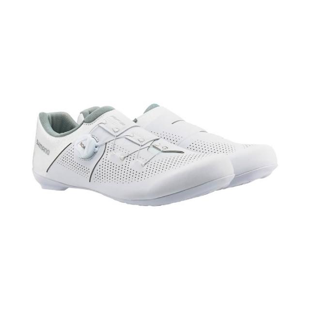 【SHIMANO】中性 自行車硬底鞋 SH-RF300｜白色 (EU38-45) 男女通用 城市綠洲