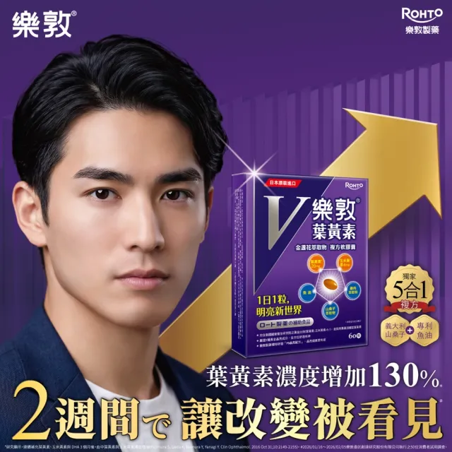 【樂敦】V游離型葉黃素複方軟膠囊 3盒組(獨家複方 極小易吞膠囊 方便攜帶 每天1粒晶亮有感)