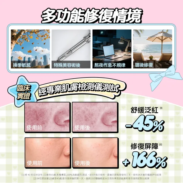 【理膚寶水】momo獨家★飛天小女警系列B5臉部修復禮盒(B5瞬效全面修復精華+B5全面修復保濕面膜)