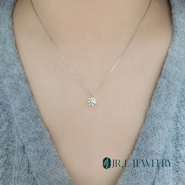 【JR.L JEWELRY】IGI 1克拉 最白D色最完美車工ideal cut 永恆旅行鑽石項鍊 綜合賣場(培育鑽石 鉑金)