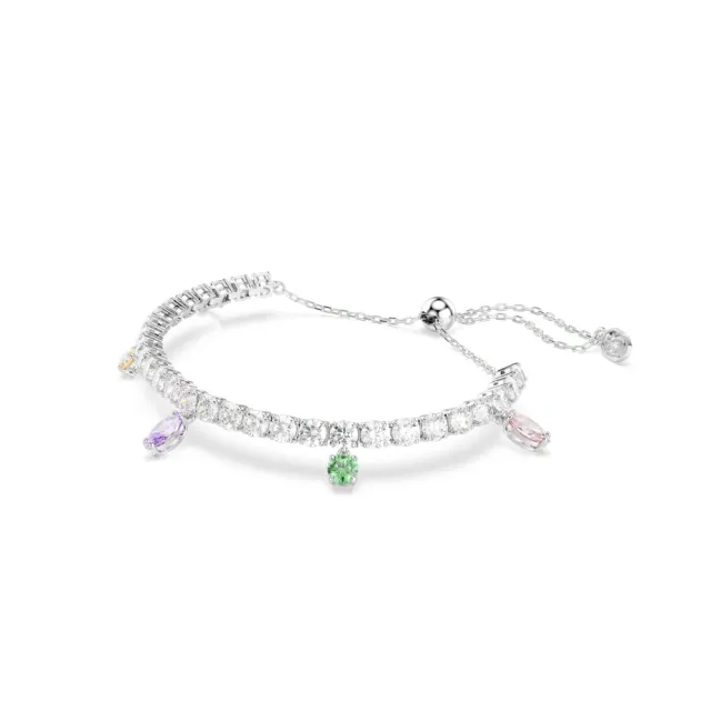 【SWAROVSKI 施華洛世奇】官方直營 Ariana Grande x Swarovski 手鏈 漸層色 鍍白金色 | 5742463 新品