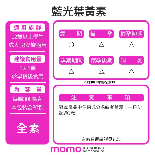 【funcare 船井生醫】藍光專利3C葉黃素1盒(共30顆)