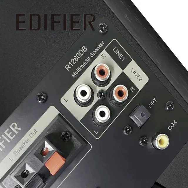 【EDIFIER】R1280DB 2.0聲道藍牙喇叭（電腦喇叭｜桌面音箱｜雙聲道書架喇叭｜主動式喇叭）