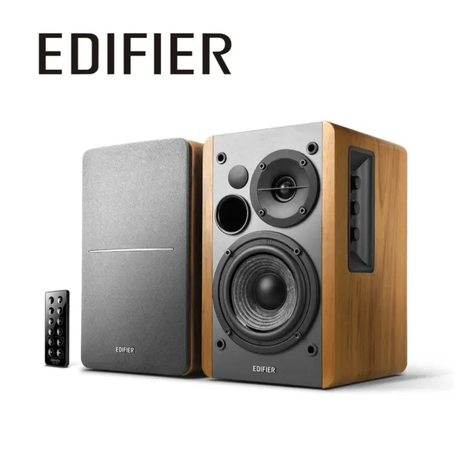 【EDIFIER】R1280DB 2.0聲道藍牙喇叭（電腦喇叭｜桌面音箱｜雙聲道書架喇叭｜主動式喇叭｜配遙控器）