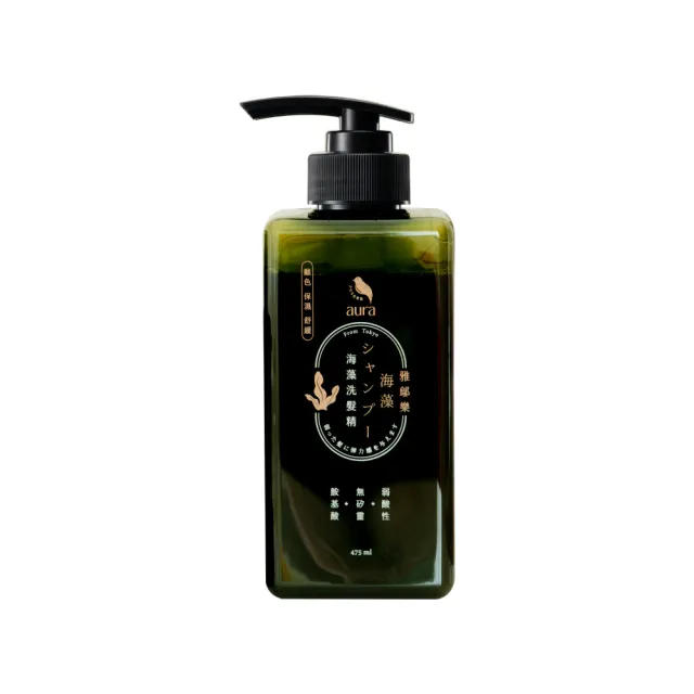 【台隆手創館】雅鄔樂aura海藻洗髮精475ml(顧色/蓬鬆清爽)