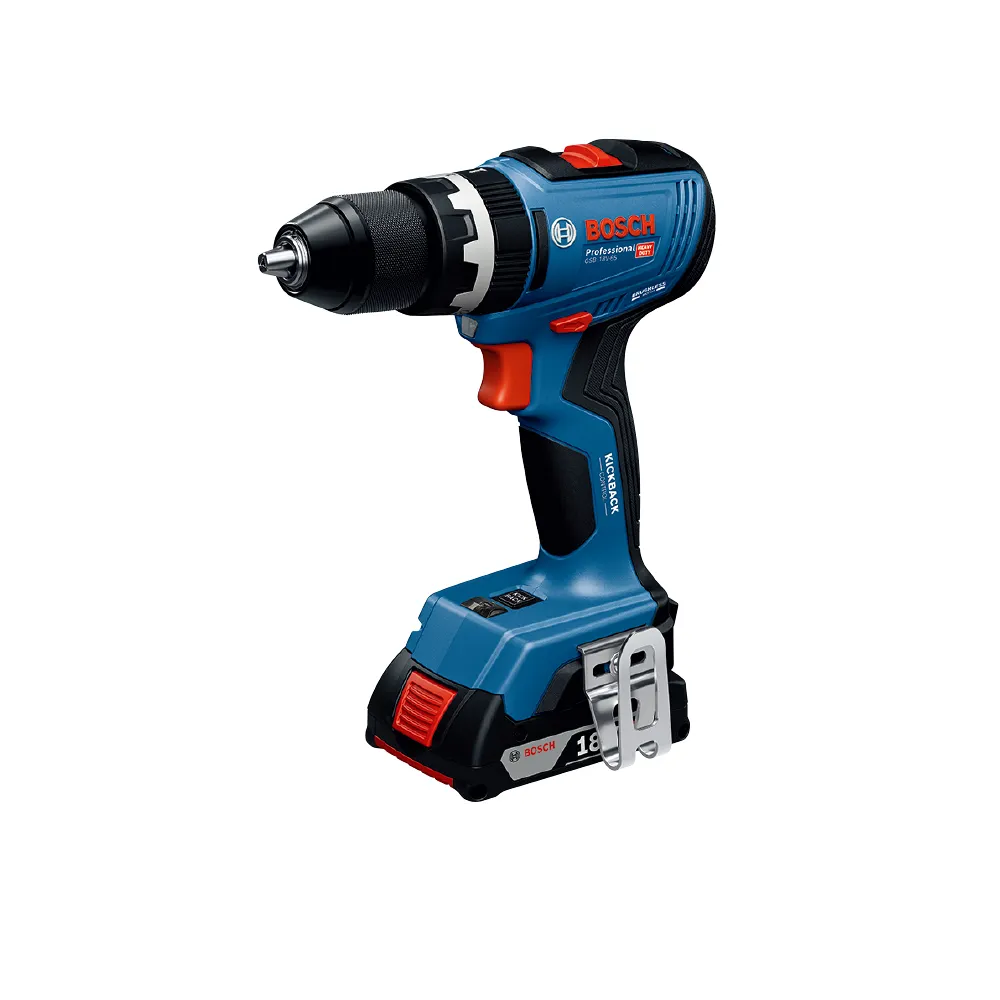 【BOSCH 博世】18V 免碳刷震動電鑽/起子機(GSB 18V-65 單機)