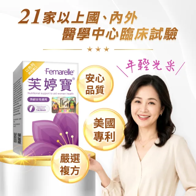 【芙婷寶】以色列原裝芙婷寶2盒(56顆/盒)(芙婷寶 大豆異黃酮 熟齡 更年)