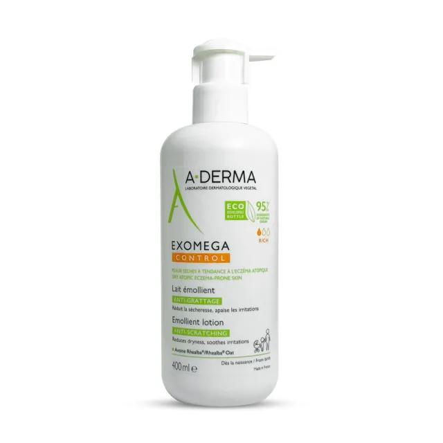 【A-DERMA 艾芙美】新葉益護佳乳液 清爽型 400ml