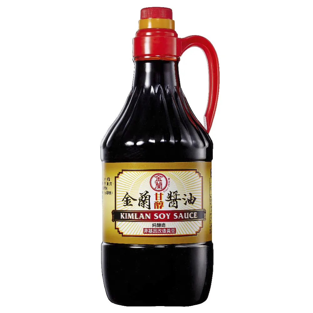 【金蘭食品】甘醇醬油1500ml x6入/箱