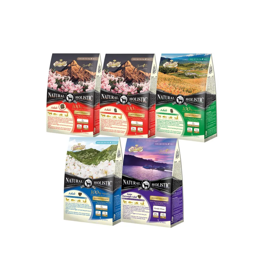 【藍帶】無穀濃縮天然狗糧1lb/ 450g*3包組(狗飼料、犬糧)