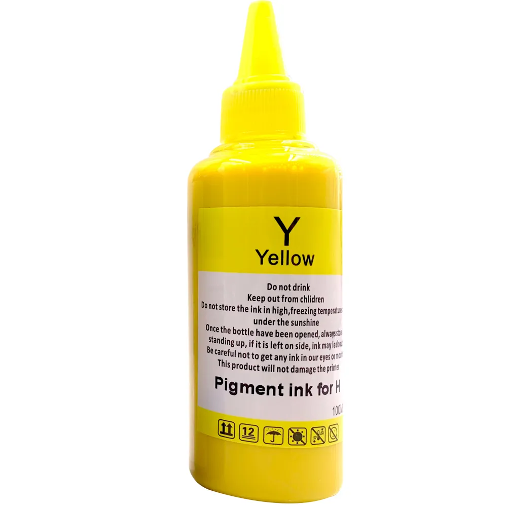 【NEXTPAGE 台灣榮工】HP Pigment 黃色可填充顏料墨水瓶/100ml