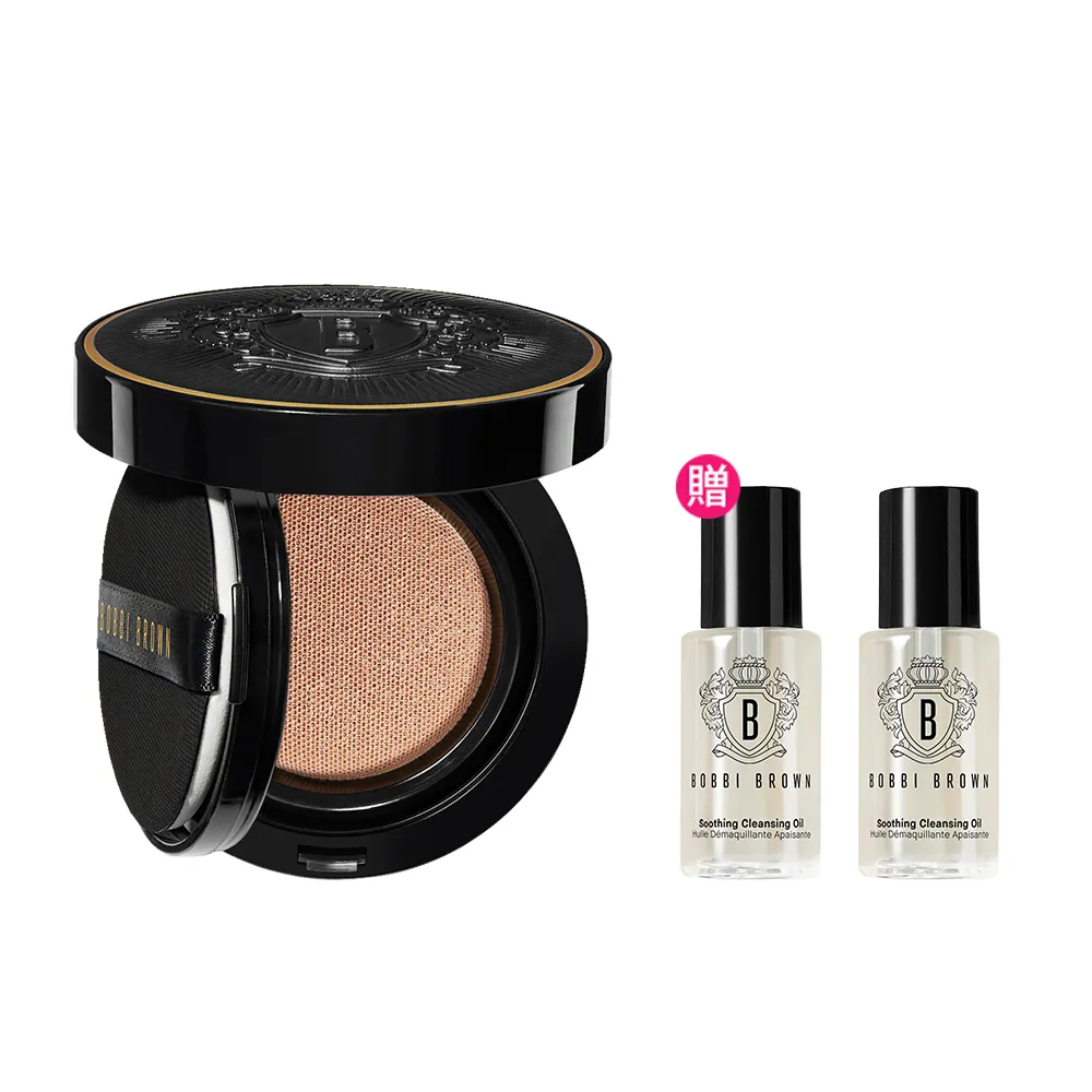 【Bobbi Brown 芭比波朗】霧光持久氣墊粉餅(SPF40 PA+++/柔霧小黑盒/遮瑕/控油/防曬/週年慶預購)