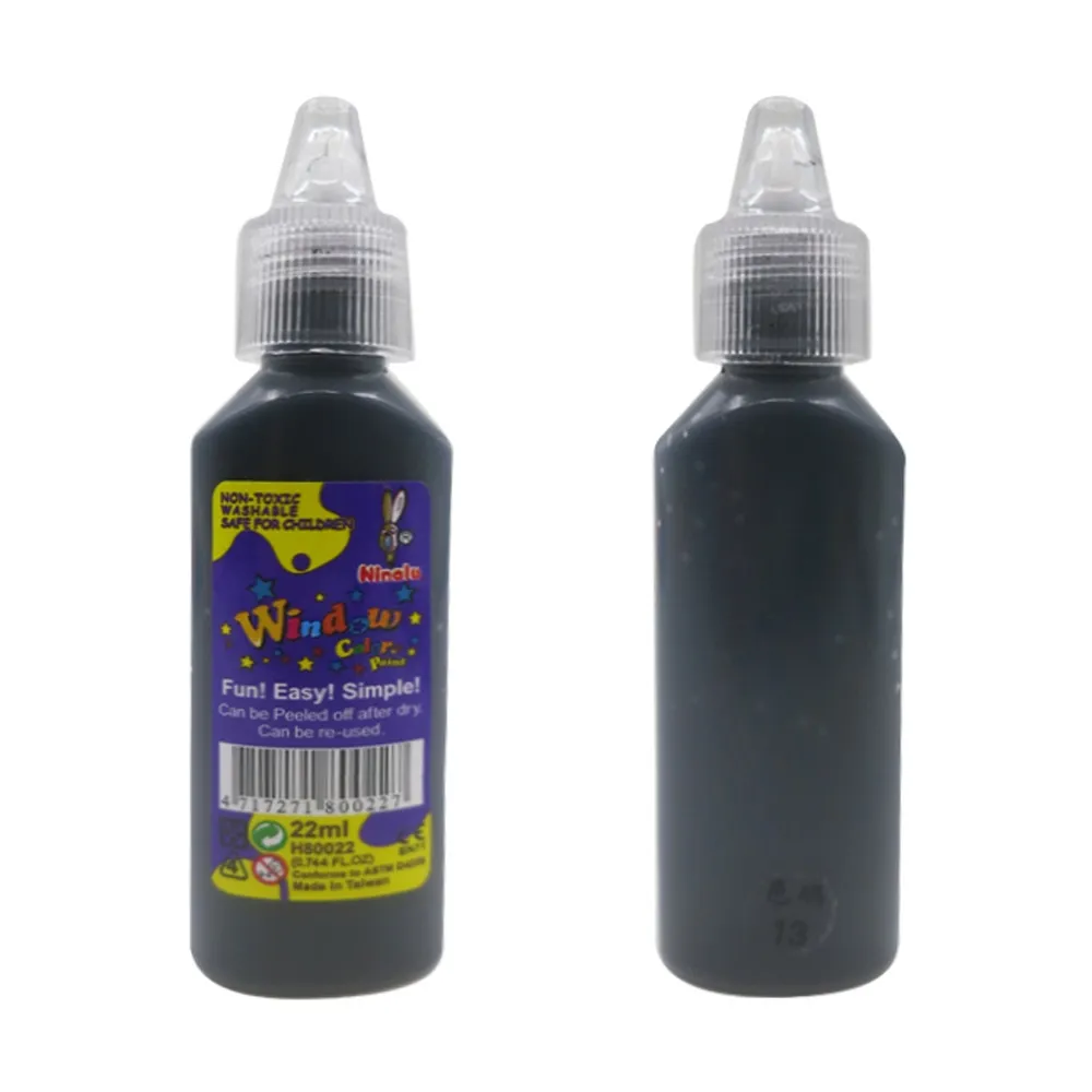【愛玩色創意館】愛玩色 兒童無毒彩繪玻璃貼- 彩膠筆 22 ML - 色號 15 單支(台灣製)