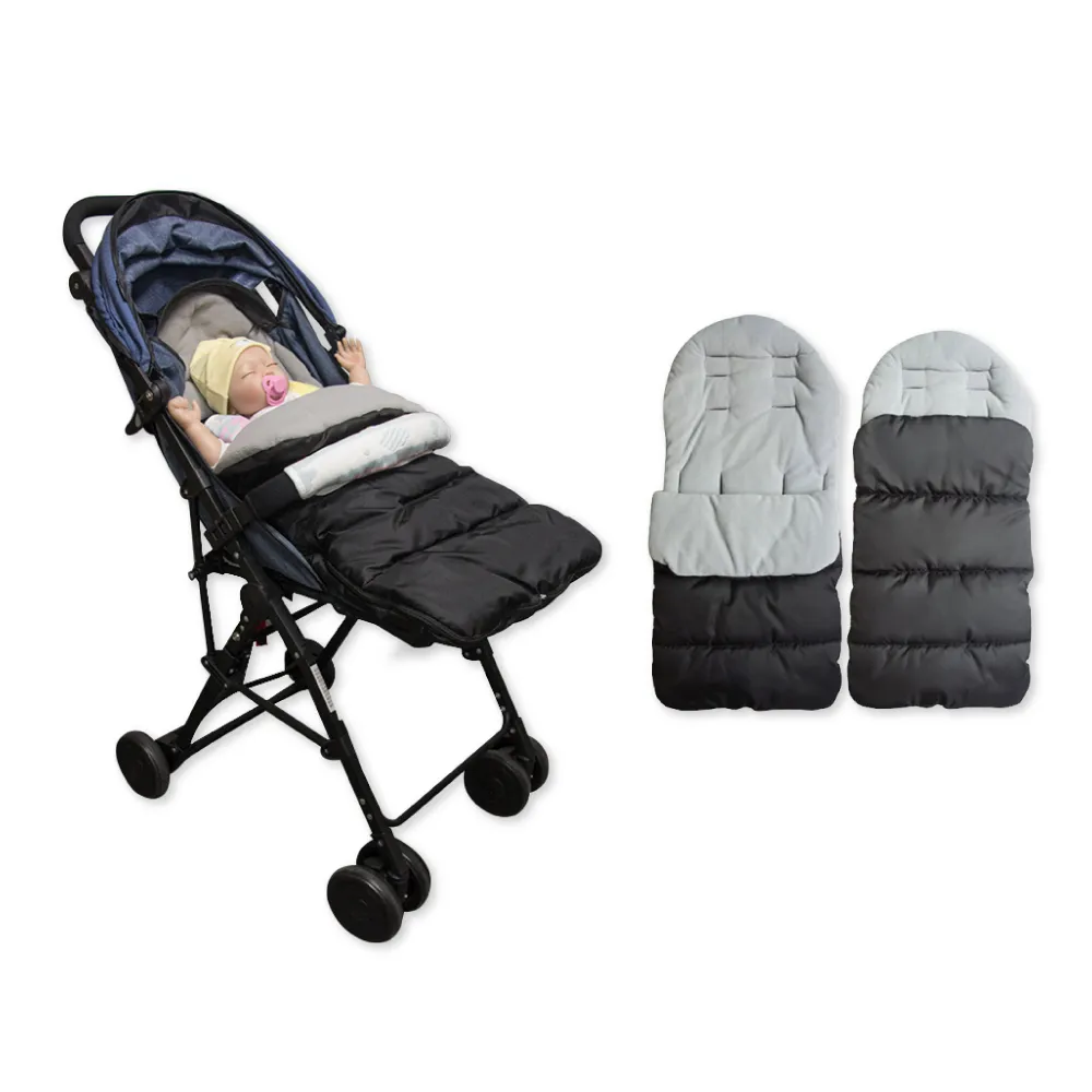 【OhBabyLuxury】推車防風腳套 加厚鋪綿 絨毛款(加厚鋪綿/推車配件/嬰兒車必備/冬天外出必備/嬰兒推車腳套)