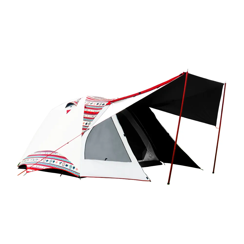 【Outdoorbase】彩繪天空SP 270 4-6人帳篷含地布(耐水壓抗UV帳篷 coleman氣候達人帳篷加強版)