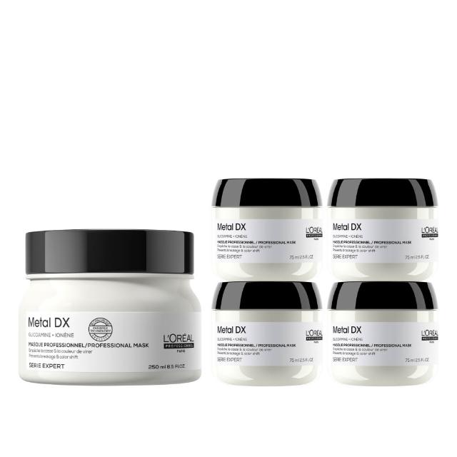 【L’OREAL 巴黎萊雅PRO】絲漾博吸金喚彩髮膜 250ml(瞬順髮膜/護髮/柔順/抗毛躁/髮膜)