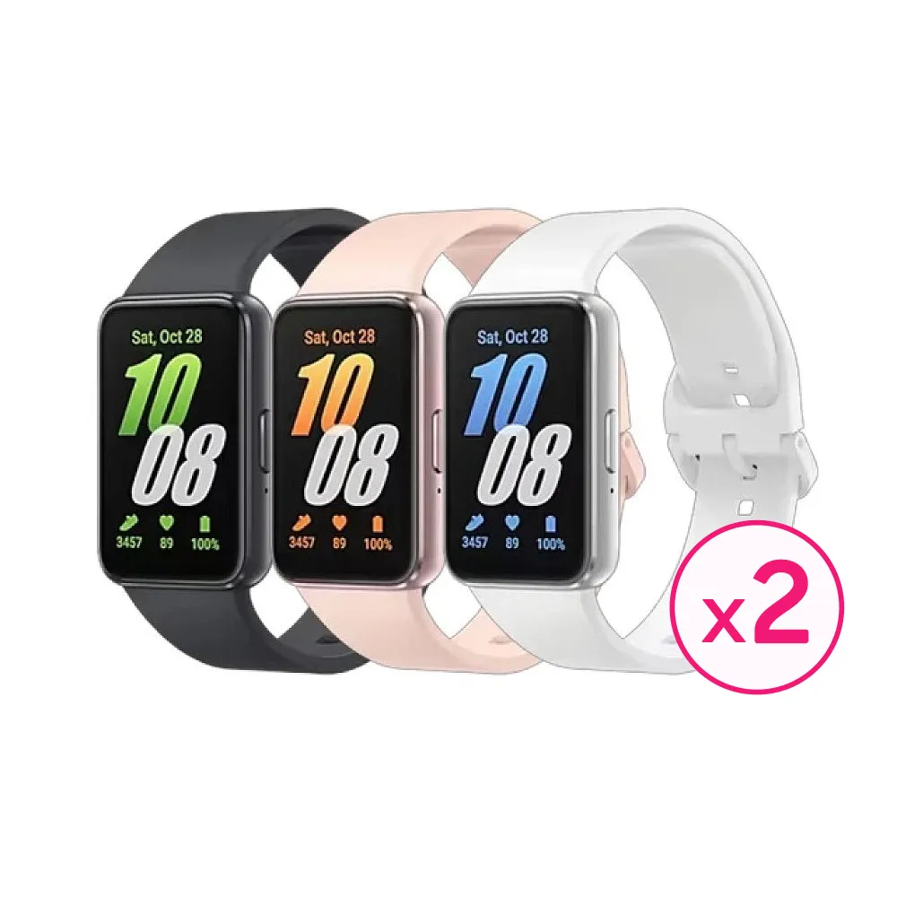 2入組★【SAMSUNG 三星】Galaxy Fit3 健康智慧手環 R390(不支援 IOS 系統)