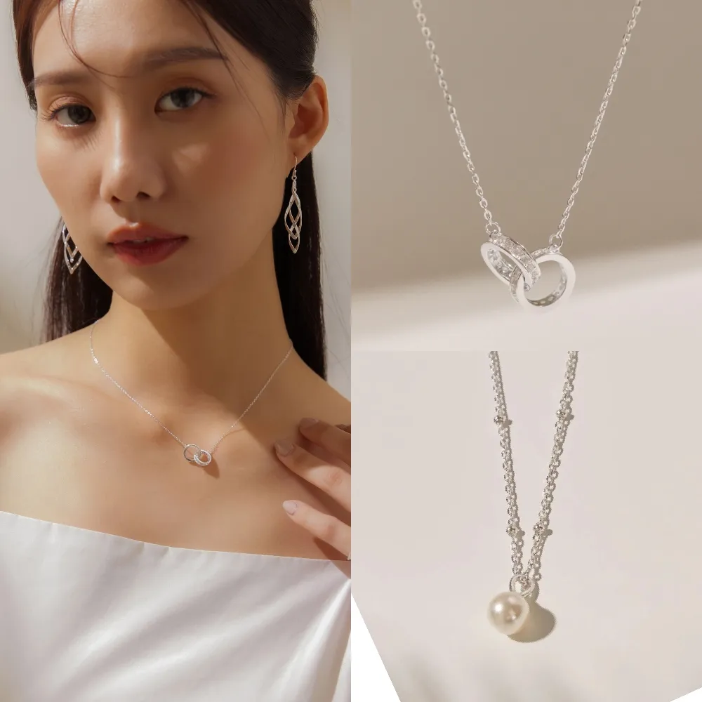 【vacanza】momo精選 925純銀飾品 純銀項鍊 多款任選 均一價$1099(抗過敏 七夕禮物 生日禮物)