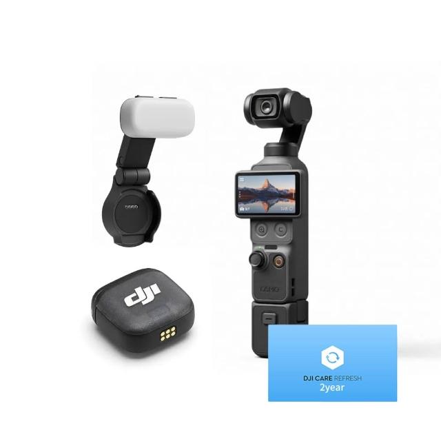 【DJI】OSMO POCKET 4全能套裝+2年版Care 手持口袋攝影機/相機 ｜旗艦高畫質｜多款底片濾鏡