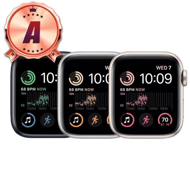 【Apple】A級福利品 Watch SE2 GPS 44mm 鋁金屬 智慧型手錶(贈市值1480配件禮)