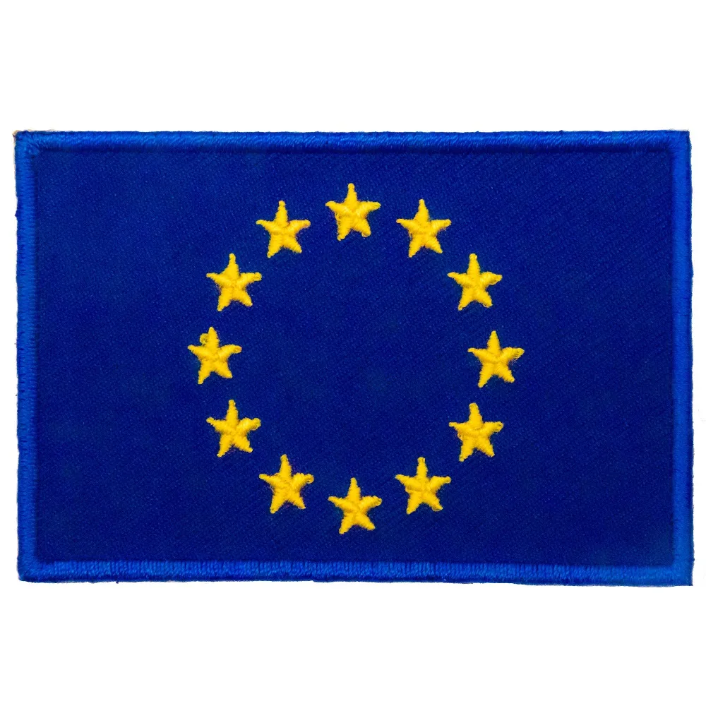 【A-ONE 匯旺】歐盟 Flag Patch肩章 徽章 背膠識別章 布藝士氣章 熨燙肩章 熱燙徽