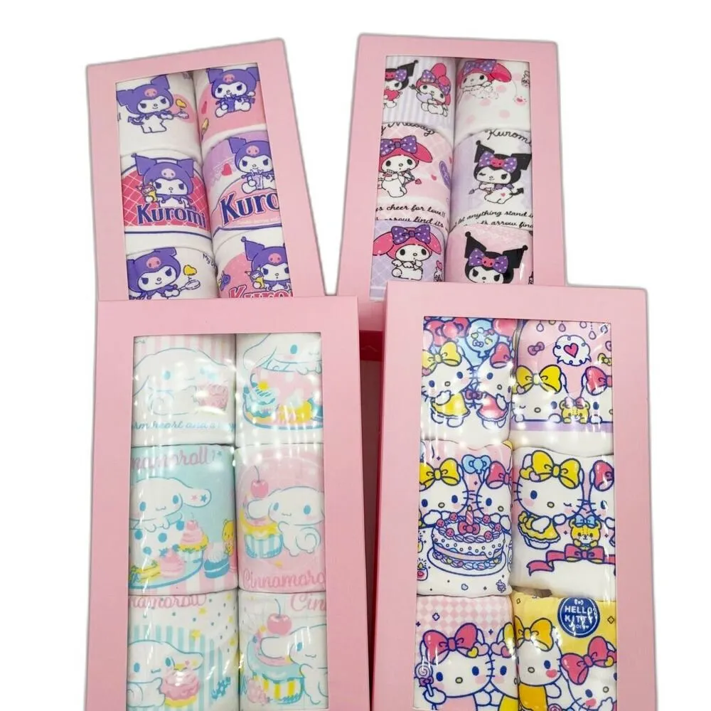 【SANRIO 三麗鷗】三麗鷗女童三角內褲6入組 