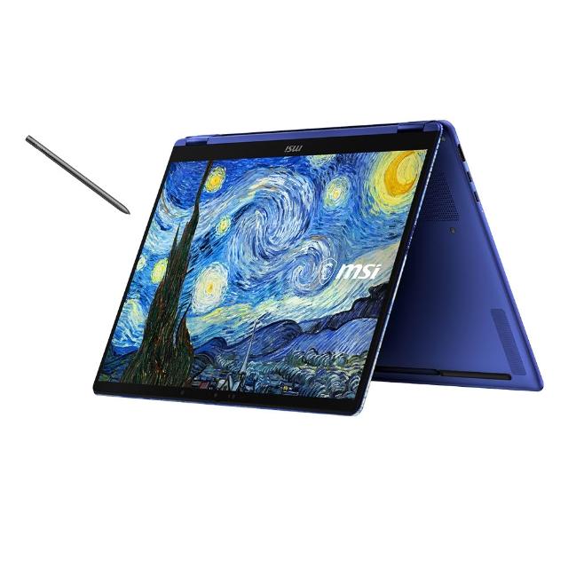 【MSI 微星】14吋Ultra X9 378H翻轉觸控筆電(Prestige 14 Flip AI+梵谷特仕版星夜/32G/1T SSD/W11P/422TWY)