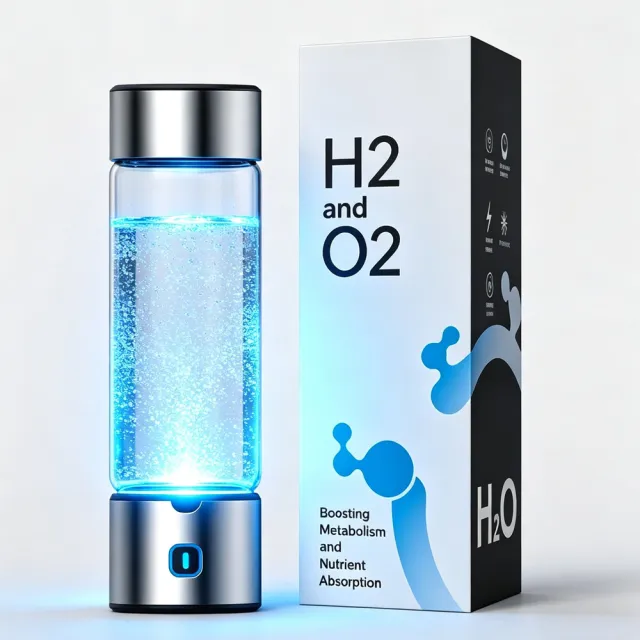 【RTAKO】富氫水杯 水素水杯 電解製氫杯 一杯兩用 460ml 可吸氫 氫水生成器 隨身水素瓶 不限水質