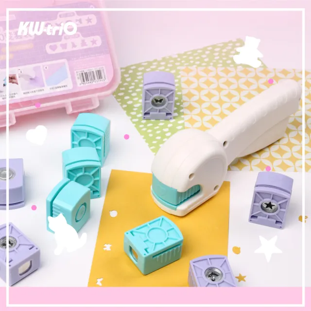 【KW-triO】DIY 花樣打孔浮雕器10件組 XZ160(打洞器/打孔器/手作DIY)