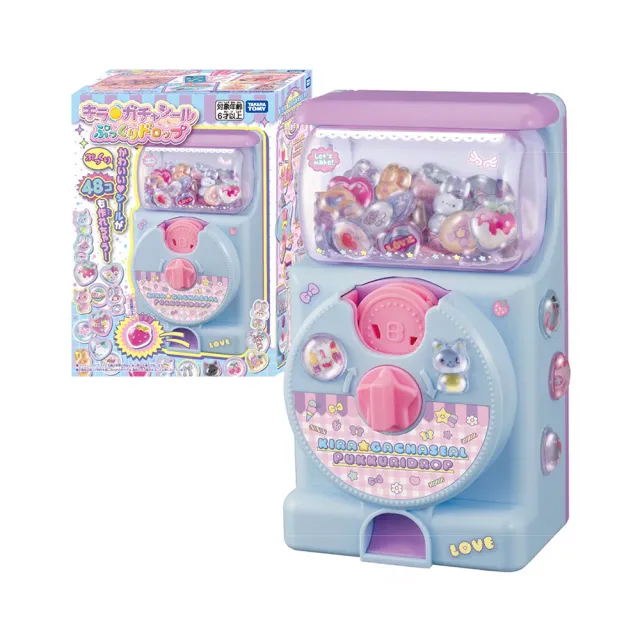 【TAKARA TOMY】澎澎水晶轉蛋貼紙機