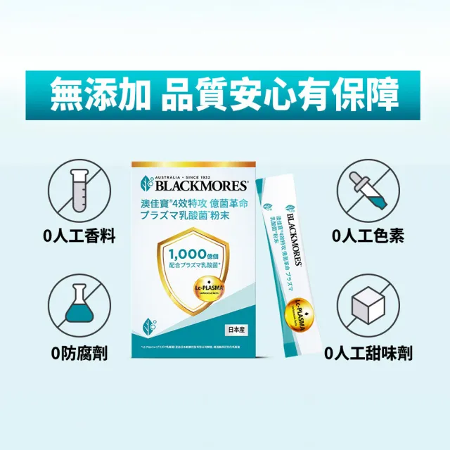 【BLACKMORES 澳佳寶】1000億乳酸菌*粉末 1盒組(共15入)分次配