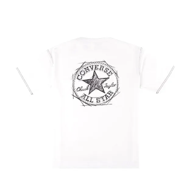 【CONVERSE】Tee 短袖 男款 女款 白色 T恤 運動 休閒 UCK080-001