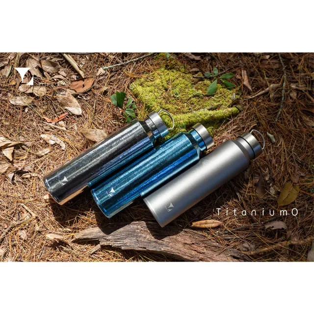 【Titanium 鈦造】鈦造510 鈦色系列-鈦色 510ml(運動水壺 鈦保溫杯 鈦保溫瓶 環保杯 鈦金屬)