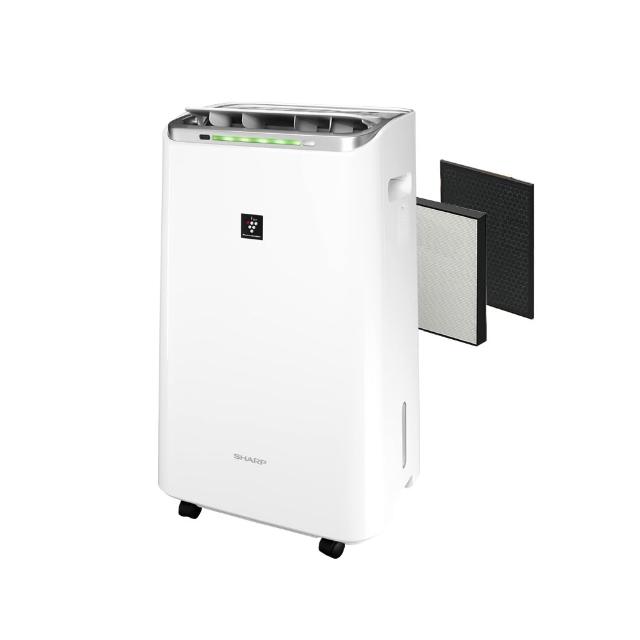 【SHARP 夏普】10公升 自動除菌離子2合1空氣清淨除濕機(DW-LT10FT-W)