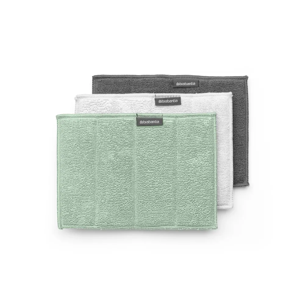 【Brabantia】碳纖維清理墊3入(仙綠色)
