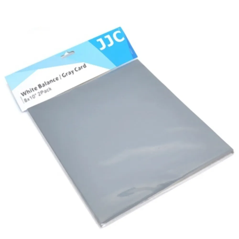 【JJC】二合一18%灰卡+90%反射白平衡卡2片裝GC-1(A4大小約20x25cm 可測光 校正white balance)