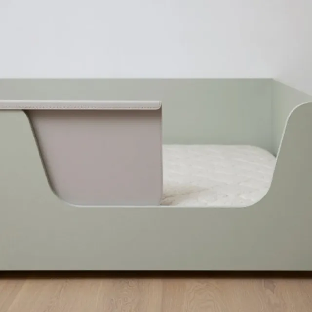 【iloom 怡倫家居】EDDI KIDS 單人加大含護欄床組  床架 床墊 加大床架 兒童床架 兒童床 兒童床組 兒童床墊