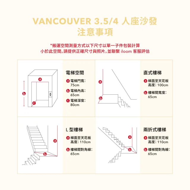 【iloom 怡倫家居】VANCOUVER 4人座天然皮革沙發(沙發 皮革沙發 四人座沙發 皮沙發)