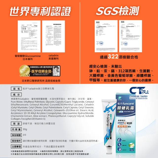 【funcare 船井生醫】celadrin適立勁關健乳霜30gX7入(舒緩乳霜x擦的葡萄糖胺_涼感)
