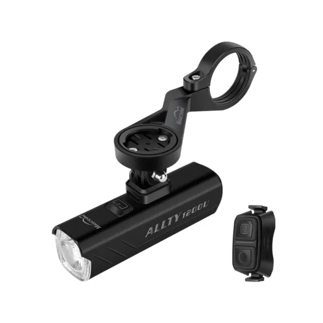 【MAGICSHINE】自行車USB充電式前燈含遙控器 黑色 ALLTY 1200U