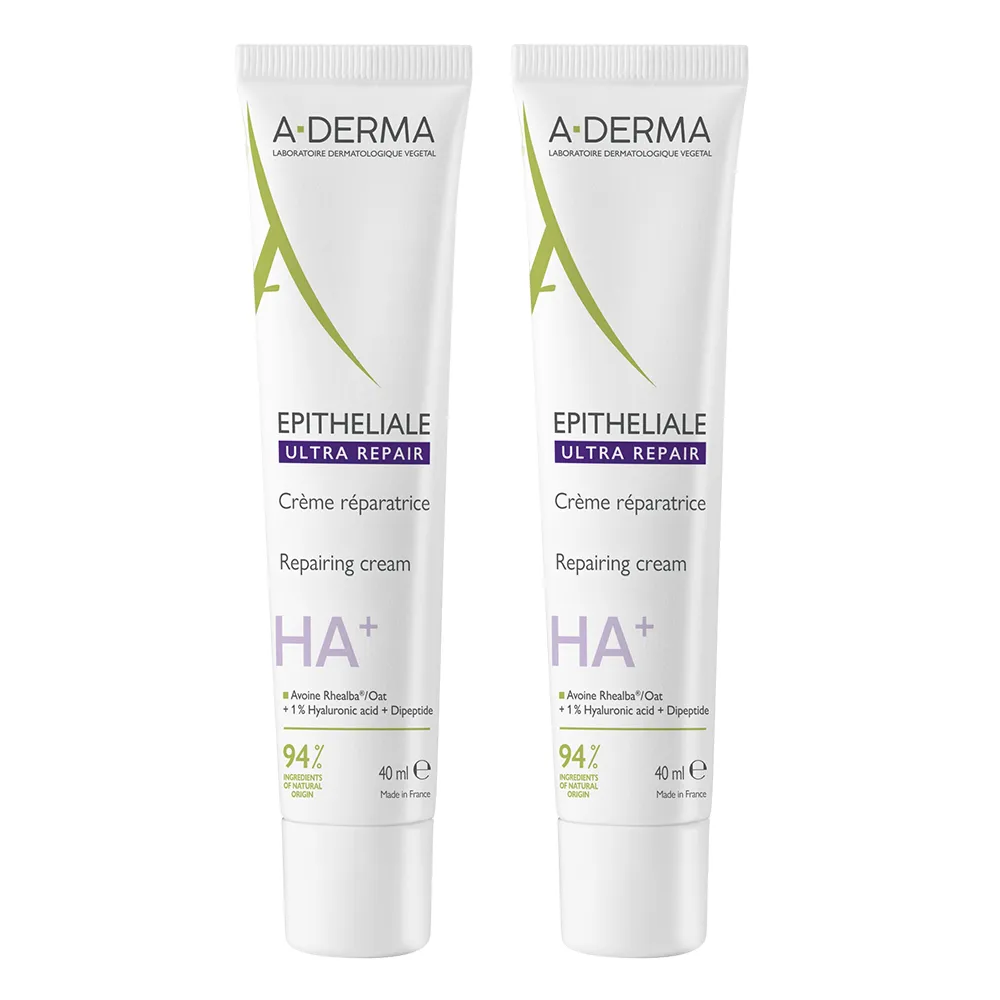 【A-DERMA 艾芙美】新葉全效痕舒霜HA+ 40ml 二入組
