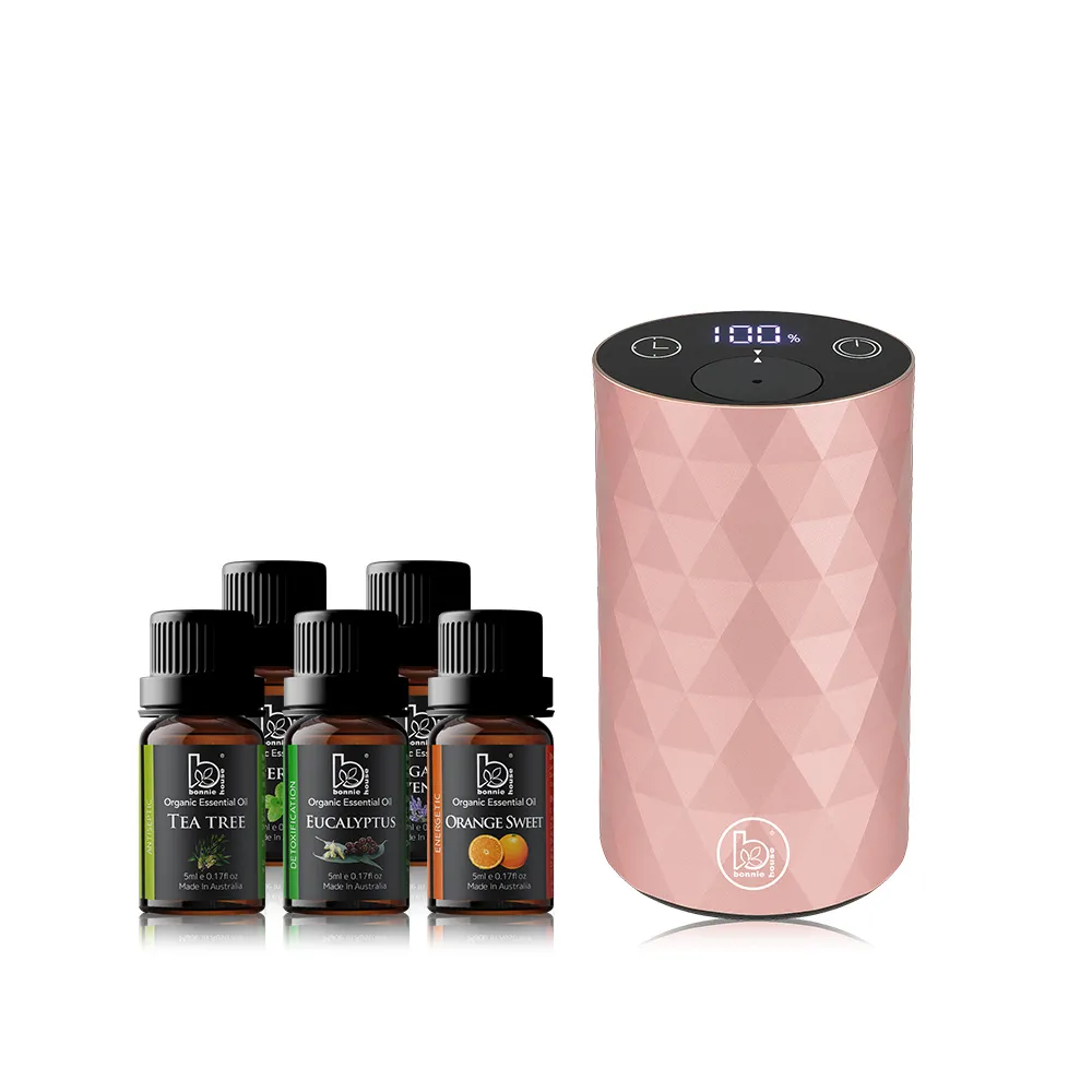 【Bonnie House 植享家】雙有機精油5ml（五入組）加馨馨香息賞香儀