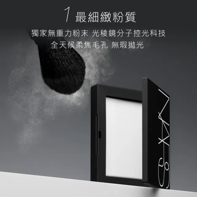 【NARS】官方直營 小白餅閨蜜分享組(裸光蜜粉餅/定妝蜜粉)